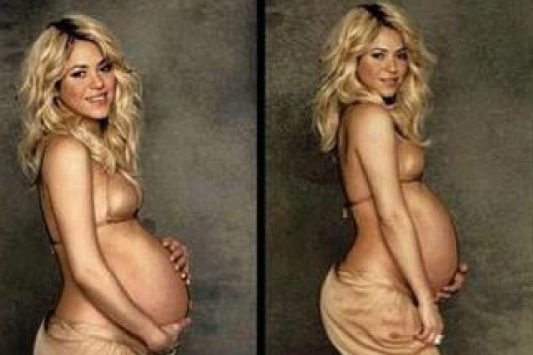 Shakira hatalmas pocival pózol!